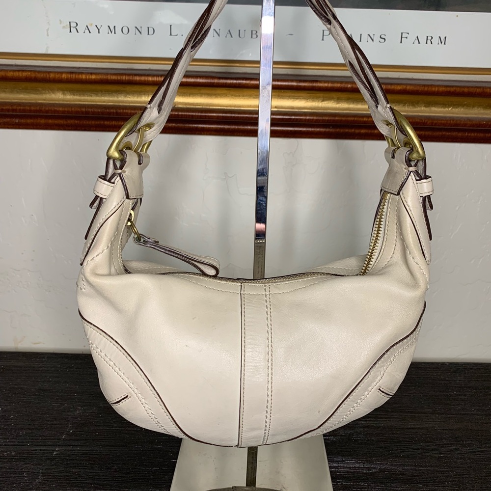 Coach Braided Leather Bag